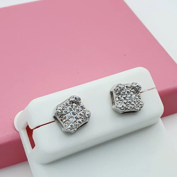 "925 Sterling Silver Cubic Zirconia Earrings, U19254570 - Picture 9 of 11